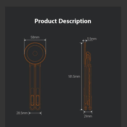 AXORY MagStand™ – Ultra-Slim Magnetic Foldable Universal Stand