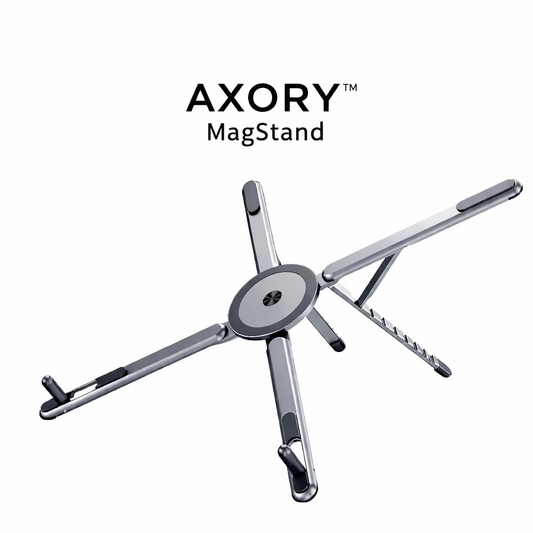AXORY MagStand™ – Ultra-Slim Magnetic Foldable Universal Stand